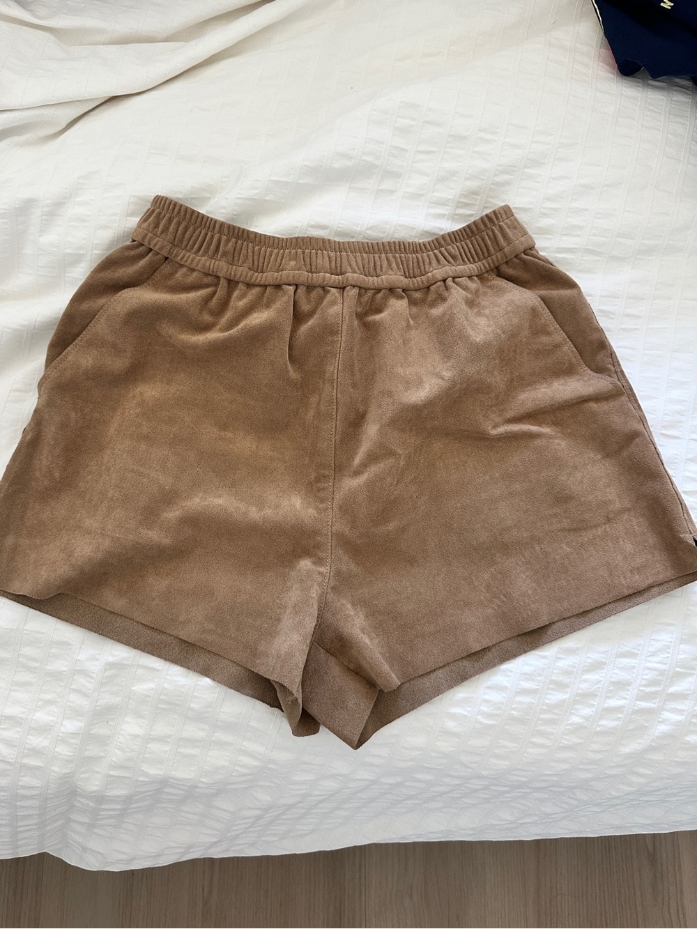 Wilfred Faux Suede Shorts